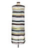 Vince Camuto 100% Polyester Stripes Multi Color Gray Casual Dress Size L - photo 2