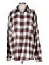 IZOD Plaid Silver Long Sleeve Button-Down Shirt Size XL - photo 1