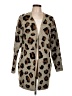 By Design Animal Print Tan Cardigan Size L - photo 1