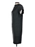 Poleci Solid Gray Casual Dress Size S - photo 5