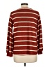 Perfect Stripes Burgundy Pullover Sweater Size L - photo 2