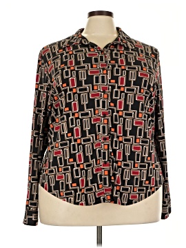 Lane Bryant Long Sleeve Polo