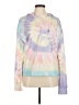 Freestyle 100% Polyester Tie-dye Purple Pullover Hoodie Size M - photo 1