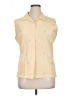 Assorted Brands Ivory Sleeveless Button-Down Shirt Size XL - photo 1