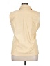 Assorted Brands Ivory Sleeveless Button-Down Shirt Size XL - photo 2