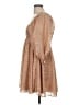 Judith March 100% Polyester Polka Dots Tan Casual Dress Size M - photo 5