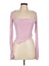 Shein Pink Long Sleeve Top Size L - photo 1