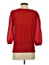 B.wear 100% Polyester Red 3/4 Sleeve Blouse Size S - photo 2