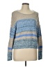 C&C California Color Block Blue Pullover Sweater Size L - photo 1