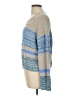 C&C California Color Block Blue Pullover Sweater Size L - photo 5