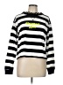 Flirtitude 100% Cotton Silver Black Long Sleeve Top Size L - photo 1