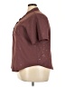 Assorted Brands 100% Polyester Stars Burgundy Purple Short Sleeve Blouse Size 3X - photo 5