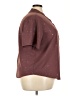 Assorted Brands 100% Polyester Stars Burgundy Purple Short Sleeve Blouse Size 3X - photo 4