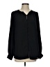 Nine West 100% Polyester Black Long Sleeve Blouse Size S - photo 1