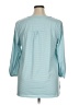 Suzanne Betro Blue Teal 3/4 Sleeve Blouse Size 1X - photo 2