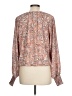 Evereve 100% Polyester Brown Long Sleeve Blouse Size L - photo 2