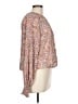 Evereve 100% Polyester Brown Long Sleeve Blouse Size L - photo 4