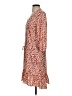 CAbi 100% Polyester Print Red Casual Dress Size XS - photo 5