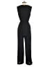 Fashion 100% Polyester Solid Black Jumpsuit Size S - photo 2