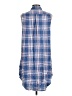 Rails 100% Rayon Plaid Blue Casual Dress Size L - photo 2