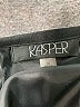 Kasper 100% Polyester Solid Black Formal Skirt Size 16 - photo 4