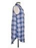 Rails 100% Rayon Plaid Blue Casual Dress Size L - photo 4