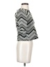 Willow & Clay Chevron-herringbone Silver Short Sleeve Top Size XS - photo 4