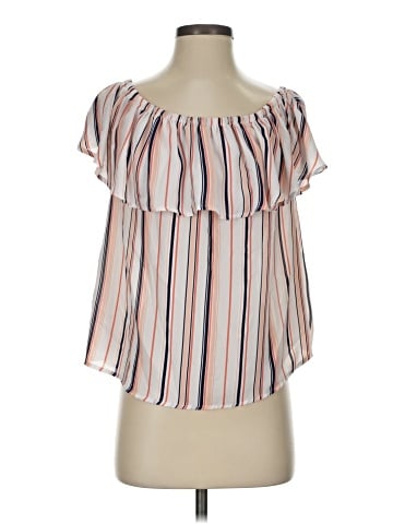 Attention Short Sleeve Blouse (view 1)