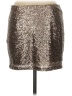 MM Couture Metallic Silver Formal Skirt Size M - photo 2
