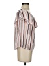 Attention 100% Polyester Ivory Short Sleeve Blouse Size S - photo 4