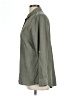 Chico's Solid Gray Long Sleeve Button-Down Shirt Size Lg (2) - photo 5