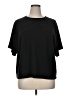 Joyspun Solid Black Short Sleeve T-Shirt Size XL - photo 1