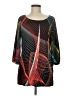 Tribal Black 3/4 Sleeve Blouse Size M - photo 1