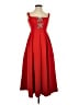 Self-Portrait 100% Polyester Red Cocktail Dress Size 4 - photo 1