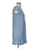 No Comment Stripes Blue Casual Dress Size L - photo 4