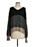 French Connection Color Block Black Pullover Sweater Size S - photo 1
