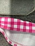 Unbranded Checkered-gingham Green Swimsuit Top Size L - photo 3