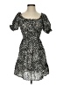 H&M Animal Print Black Cocktail Dress Size S - photo 1