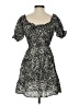 H&M Animal Print Black Cocktail Dress Size S - photo 2