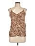 A New Day 100% Polyester Brown Sleeveless Top Size L - photo 1