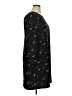 Old Navy 100% Polyester Print Black Casual Dress Size XL - photo 4