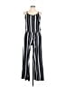 12pm by Mon Ami Stripes Black Jumpsuit Size L - photo 1