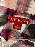 Merona Plaid Purple Long Sleeve Button-Down Shirt Size M - photo 7