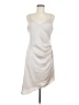 Express 100% Polyester Ivory Cocktail Dress Size M - photo 1