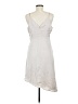 Express 100% Polyester Ivory Cocktail Dress Size M - photo 2