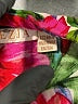 Venezia 100% Rayon Tropical Red Short Sleeve Blouse Size 18 - photo 6