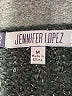 Jennifer Lopez Metallic Black Pullover Sweater Size M - photo 7