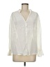Zara Ivory Long Sleeve Blouse Size M - photo 1