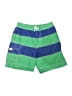 Hanna Andersson 100% Polyester Green Board Shorts Size 120 cm / US 6X - photo 1