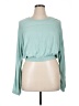 L Space Teal Long Sleeve Top Size XL - photo 1